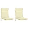 vidaXL Kussen voor lage rugstoelen GEMERT 2 st 100% Polyester