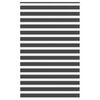 vidaXL Zebra rolgordijn 150x200 cm stofbreedte 145,9 cm zwart