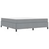 vidaXL Boxspringbed Lichtgrijs 180 x 200 cm Stof