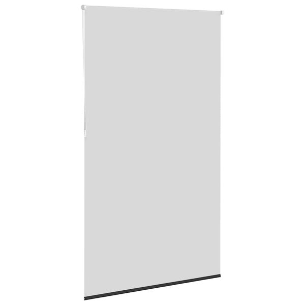 vidaXL Rolgordijn verduisterend 130x210 cm stofbreedte 126,6 cm zwart