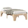 vidaXL Bedframe Bruin 90 x 200 cm Massief grenenhout