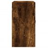 vidaXL Wandkast 60x31x60 cm bewerkt hout gerookt eikenkleurig