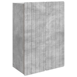 vidaXL Wandkast Betongrijs 66 x 34,5 x 92 cm Bewerkt hout