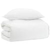 vidaXL Dekbedset met kussen Wit 155 x 200 cm Katoen, Bamboe, Polyester