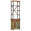 vidaXL Hoge kast 55x30x180 cm massief gerecycled hout