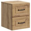 vidaXL Wandbeugel Bedkast Artisanaal eiken 34,5 x 33 x 40 cm