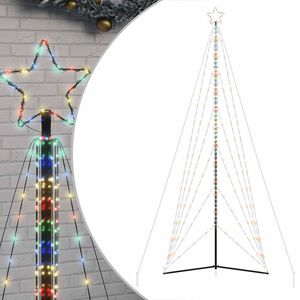 vidaXL LED-kerstboom 861 LEDs kleurrijk 478 cm