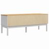 vidaXL Hal bank met lade Wit 115 x 40 x 45 cm Massief Vurenhout