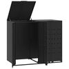 vidaXL Containerberging 5 containers 345x79x117 cm staal antraciet