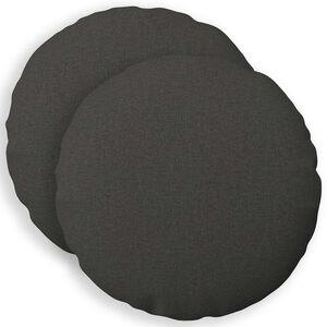 vidaXL Kussensloop 2 pcs HEERLEN Donkergrijs &Oslash; 40 cm