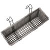 vidaXL Balkonplantenbakken verhoogd 2 st 50 cm poly rattan grijs