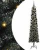 vidaXL Kunstkerstboom Groen 240 cm PVC en Plastic en Staal