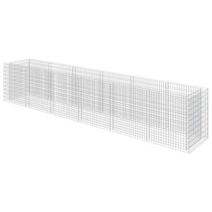 vidaXL Gabion plantenbak verhoogd 540x90x100 cm gegalvaniseerd staal