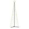 vidaXL Kerstkegelboom warmwit 500 LED's 100x300 cm