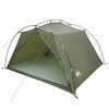 vidaXL Tunneltent 4-persoons Olijfgroen 185T Polyester met PU Coating