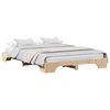 vidaXL Bedframe Naturel 150 x 200 cm Massief grenenhout