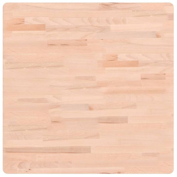 vidaXL Tafelblad vierkant 70x70x2,5 cm massief beukenhout