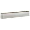 vidaXL Verhoogd Tuinbed Roestvrij staal 280 x 40 x 40 cm