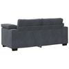 vidaXL Loveseat bank 180x77x82 cm fluweel donkergrijs