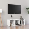vidaXL Tv-meubel 107x35x37 cm bewerkt hout wit