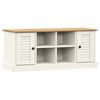 vidaXL Schoenenbank VIGO 106x35x40 cm massief grenenhout wit