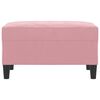 vidaXL Voetenbank 70x55x41 cm fluweel roze