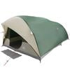 vidaXL Tunnel tent met dak met opslag Groen 500 x 348 x 200 cm taft