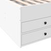 vidaXL Slaapbank met lades zonder matras 90x190 cm wit