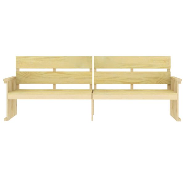 vidaXL 5-delige Tuinset ge&iuml;mpregneerd grenenhout