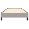 vidaXL Bedframe zonder matras 90x200 cm stof lichtgrijs