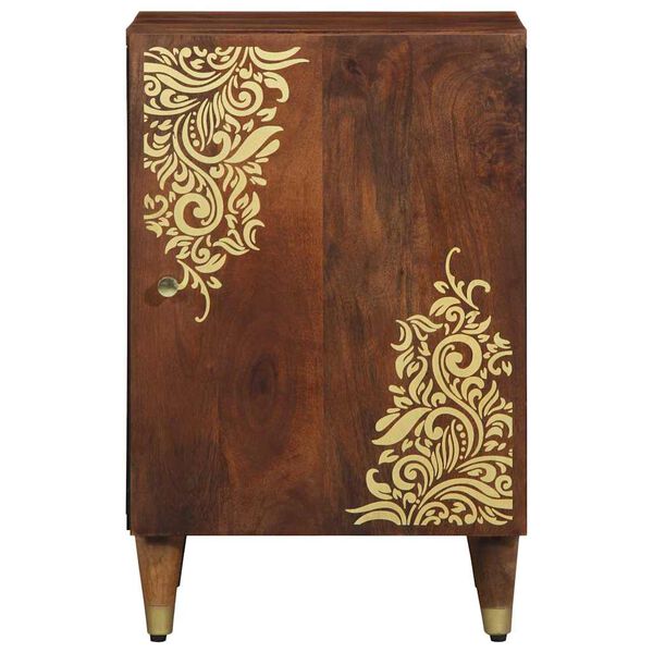 vidaXL Badkamerkast Honingbruin 38 x 33 x 58 cm Massief Mango Hout