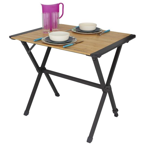 Eurotrail Campingtafel Chamberry S 80x63 cm bamboe