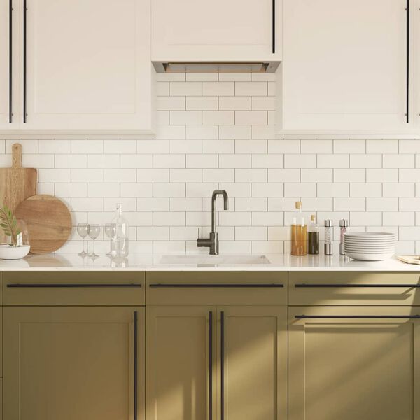 vidaXL Handvatten 5 st 480 mm roestvrij staal zwart