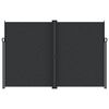 vidaXL Windscherm uittrekbaar 220x1000 cm zwart