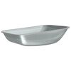 vidaXL Vervanging voor kruiwagenlade zilver 80 x 60 x 25 cm