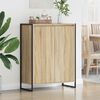 vidaXL Schoenenkast met opslag Sonoma 79 x 36 x 100 cm Bewerkt hout