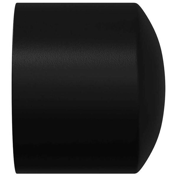 vidaXL Voetbaltafel Eindkappen 10 pcs Zwart 1,9 x 1,9 x 1,6 cm