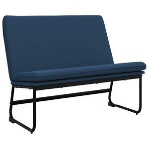 vidaXL Bankje 100x75x76 cm stof blauw