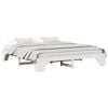 vidaXL Bedframe Wit 200 x 200 cm Massief grenenhout