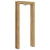 vidaXL Buitendouche 226 cm Massief acaciahout en roestvrij staal Wit