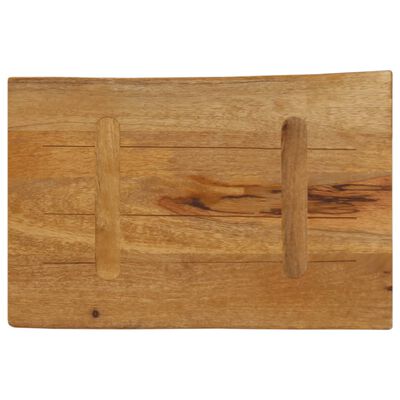 vidaXL Tafelblad met natuurlijke rand 70x40x3,8 cm massief mangohout