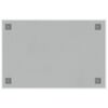 vidaXL Magneetbord wandgemonteerd 60x40 cm gehard glas wit