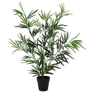 vidaXL Nepp Bambo Boom Groen 90 x 14 x 80 cm Stof en Bamboe