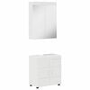 vidaXL Badkamermeubelset TULUM 2 st Hoogglans wit 60 x 34 x 63 cm