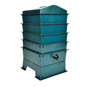 vidaXL Wormenbak&nbsp;4-laags 42x42x60 cm