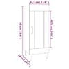 vidaXL Dressoir 34,5x34x90 cm bewerkt hout wit
