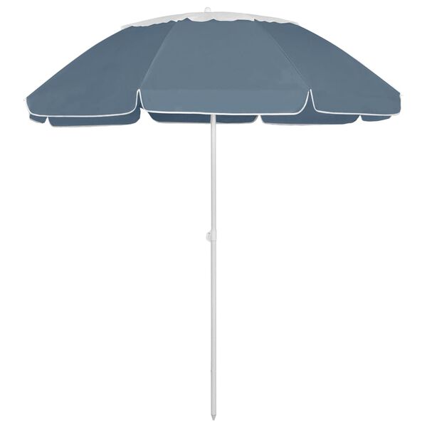 vidaXL Strandparasol 300 cm blauw