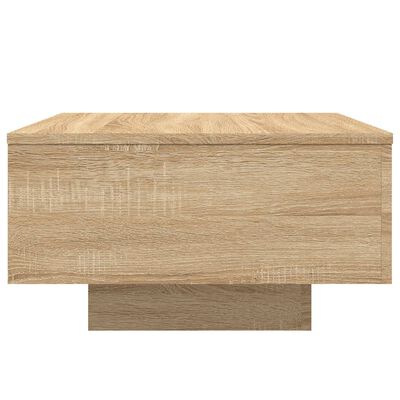 vidaXL Salontafel 55x55x31 cm bewerkt hout sonoma eikenkleurig