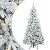 vidaXL Kunstmatige Inklapbare Kerstboom Groen 210 cm PE en PVC