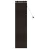 vidaXL Jaloezie Donkerbruin 50 x 160 cm 35 mm Massief Paulowniahout